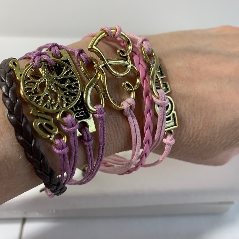 Fun and unique best friends bracelets.